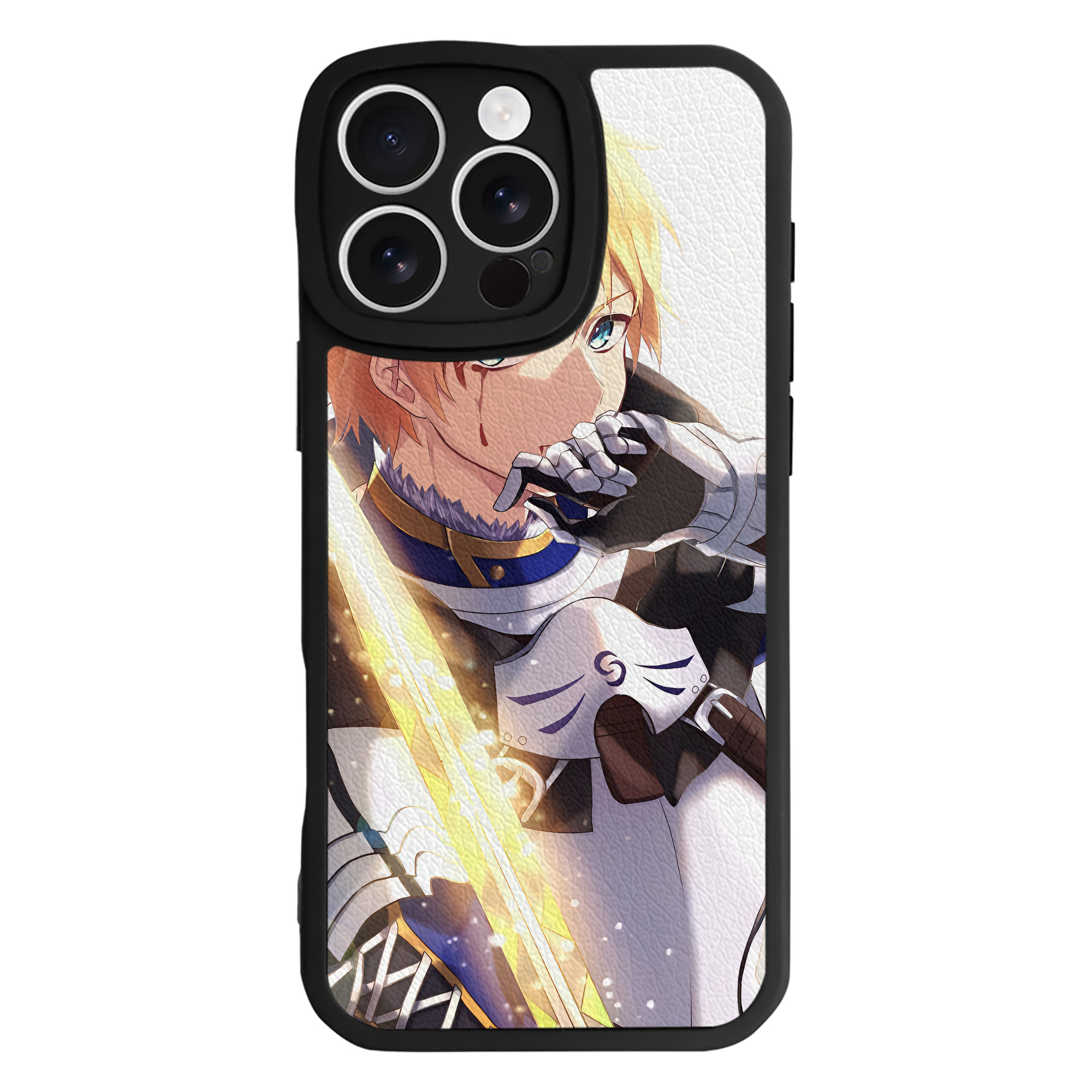 （画像用） 刀剣乱舞 Touken Ranbu 【iPhone 16シリーズ対応】シリコンスマホケース（レザー調） 材質：シリコン